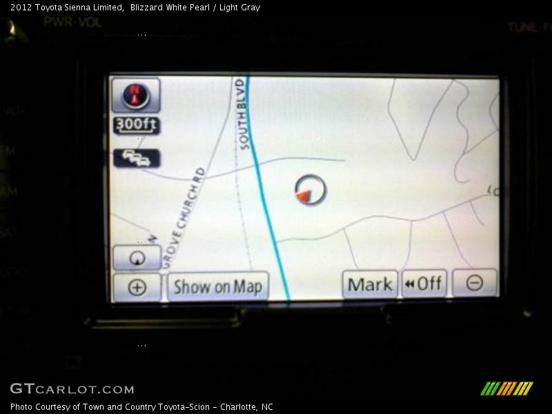 Blizzard White Pearl / Light Gray 2012 Toyota Sienna Limited
