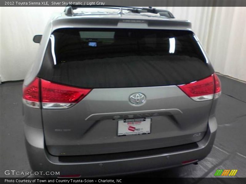 Silver Sky Metallic / Light Gray 2012 Toyota Sienna XLE