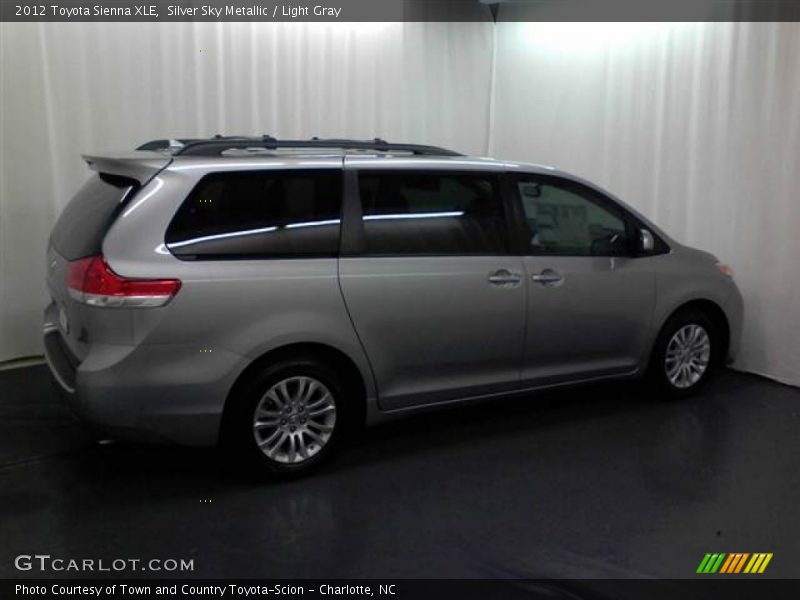 Silver Sky Metallic / Light Gray 2012 Toyota Sienna XLE