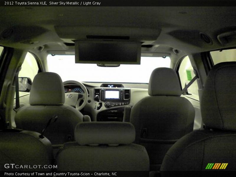 Silver Sky Metallic / Light Gray 2012 Toyota Sienna XLE
