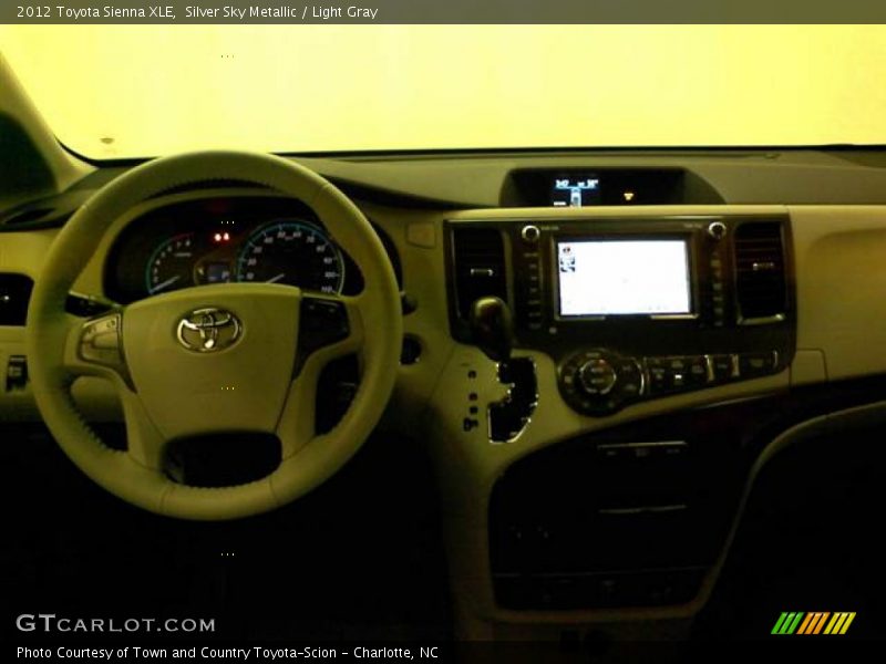 Silver Sky Metallic / Light Gray 2012 Toyota Sienna XLE