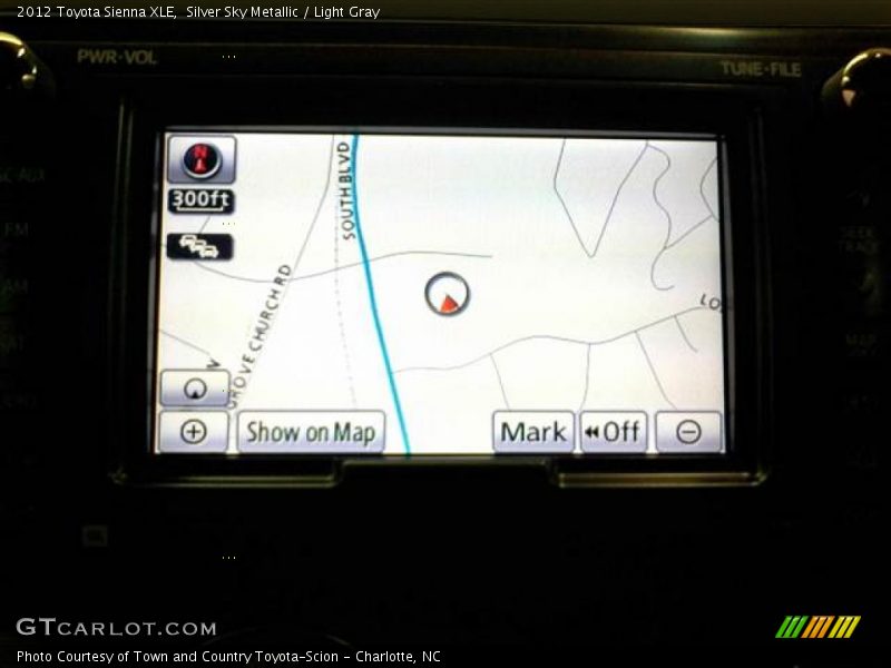 Silver Sky Metallic / Light Gray 2012 Toyota Sienna XLE