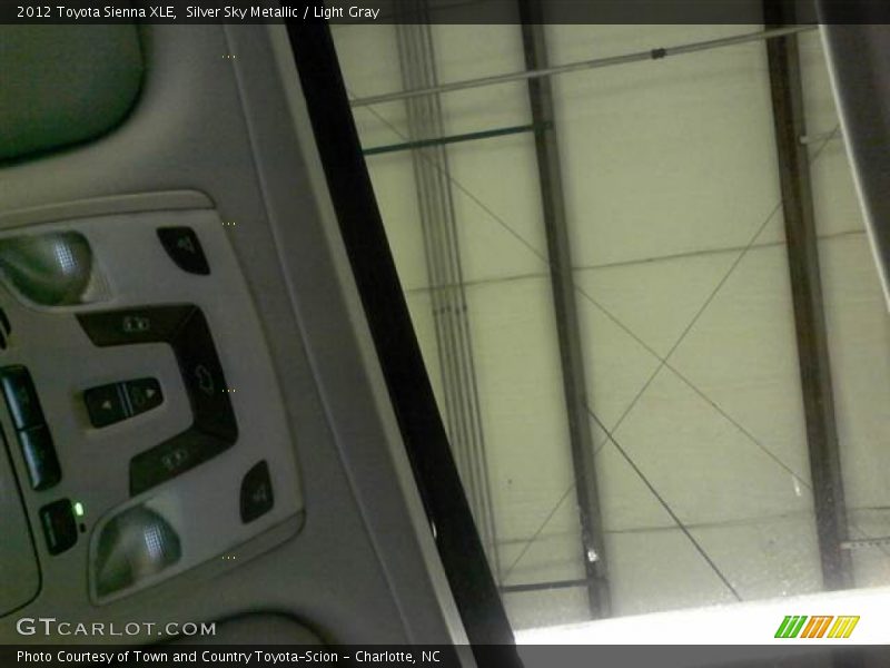 Silver Sky Metallic / Light Gray 2012 Toyota Sienna XLE