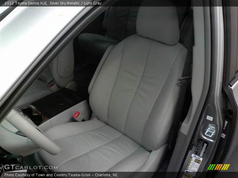 Silver Sky Metallic / Light Gray 2012 Toyota Sienna XLE