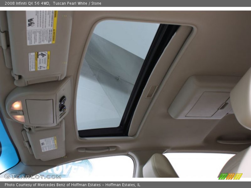 Tuscan Pearl White / Stone 2008 Infiniti QX 56 4WD