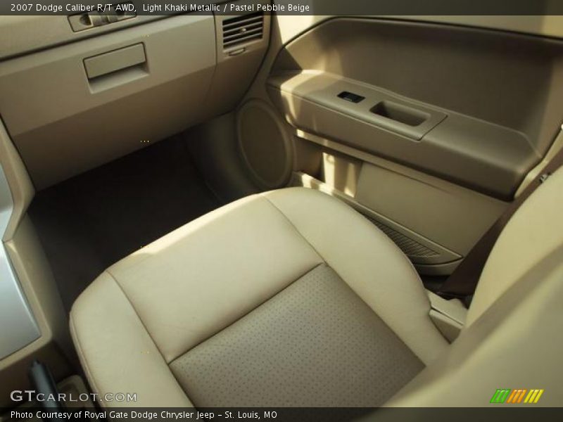 Light Khaki Metallic / Pastel Pebble Beige 2007 Dodge Caliber R/T AWD