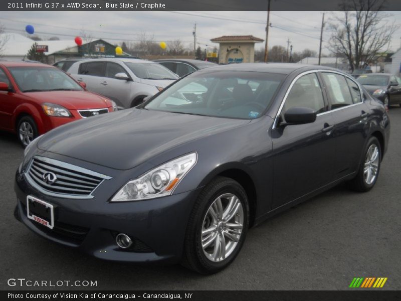 Blue Slate / Graphite 2011 Infiniti G 37 x AWD Sedan