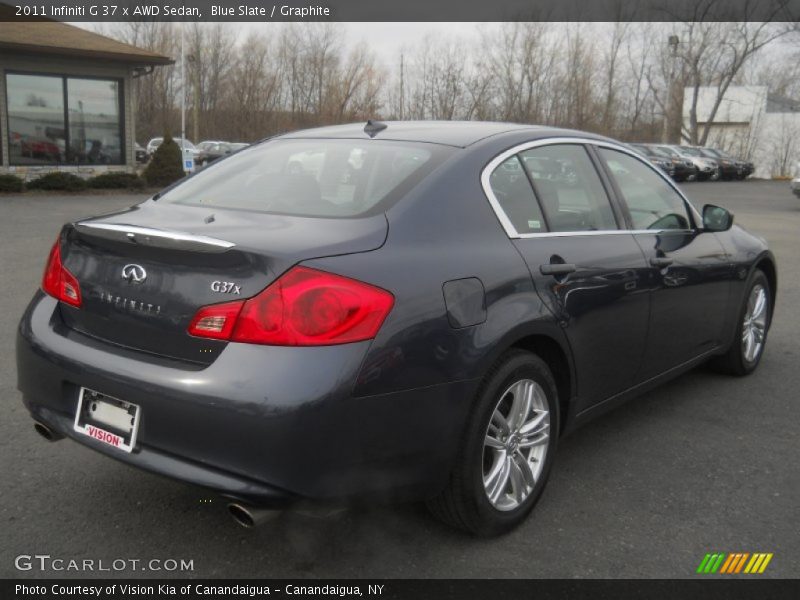 Blue Slate / Graphite 2011 Infiniti G 37 x AWD Sedan