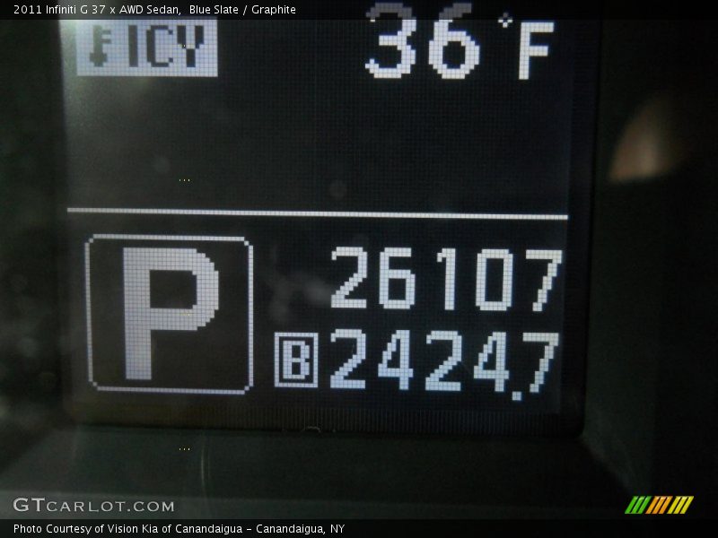 Blue Slate / Graphite 2011 Infiniti G 37 x AWD Sedan