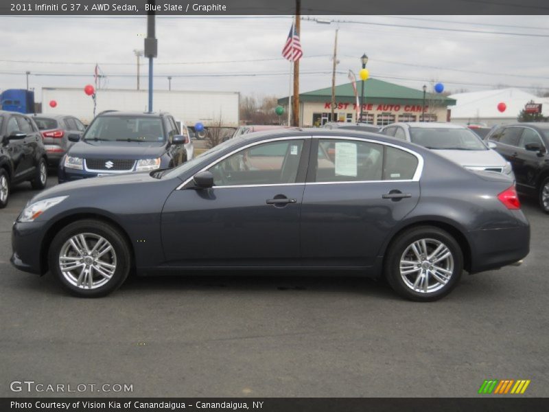 Blue Slate / Graphite 2011 Infiniti G 37 x AWD Sedan