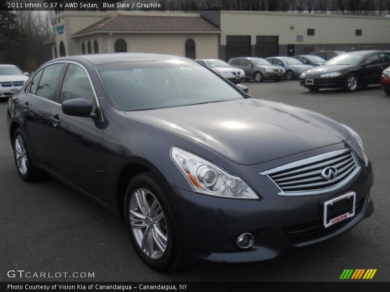 Blue Slate / Graphite 2011 Infiniti G 37 x AWD Sedan