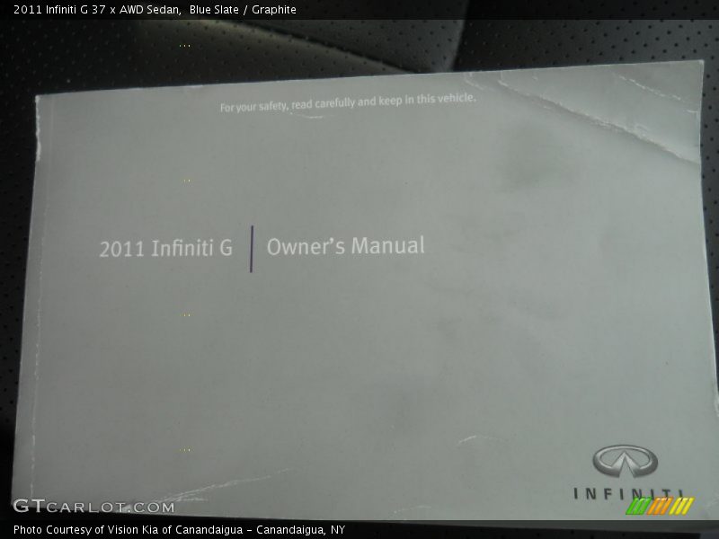 Blue Slate / Graphite 2011 Infiniti G 37 x AWD Sedan