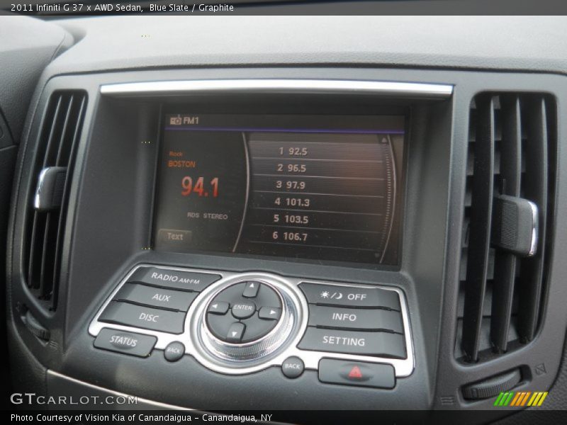 Blue Slate / Graphite 2011 Infiniti G 37 x AWD Sedan
