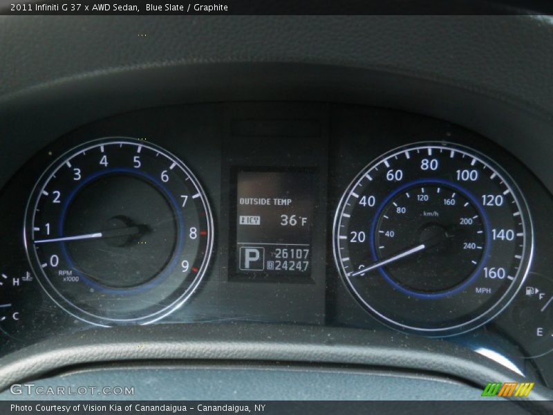  2011 G 37 x AWD Sedan 37 x AWD Sedan Gauges