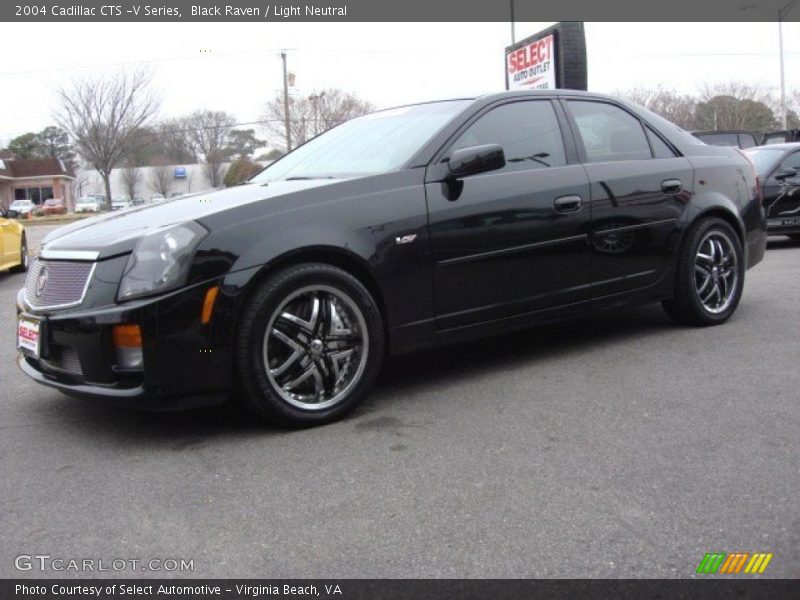Black Raven / Light Neutral 2004 Cadillac CTS -V Series