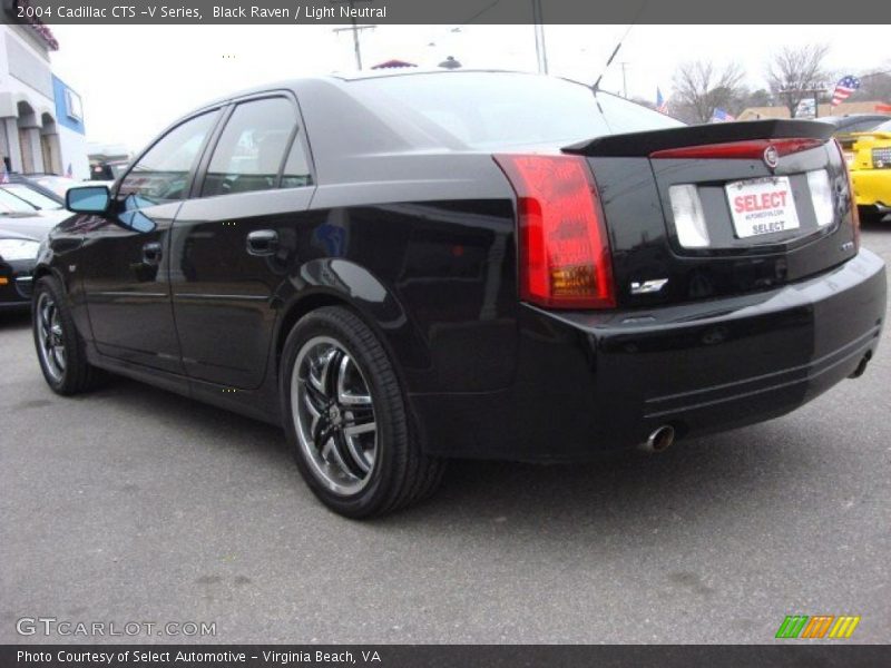 Black Raven / Light Neutral 2004 Cadillac CTS -V Series