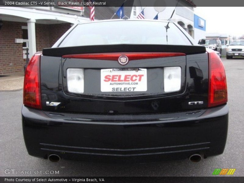 Black Raven / Light Neutral 2004 Cadillac CTS -V Series
