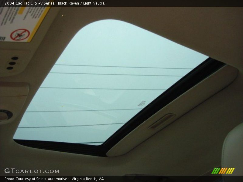 Black Raven / Light Neutral 2004 Cadillac CTS -V Series