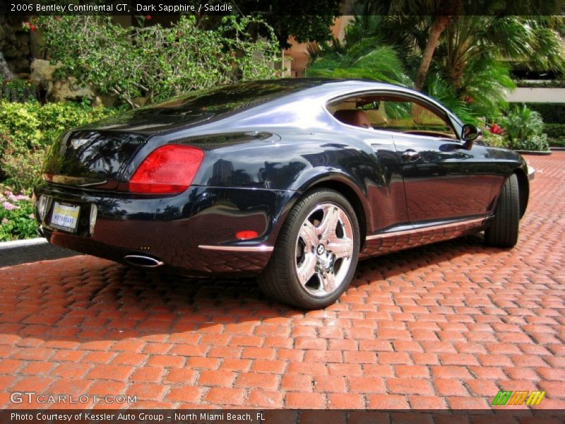 Dark Sapphire / Saddle 2006 Bentley Continental GT