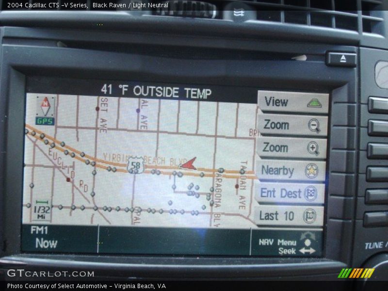 Black Raven / Light Neutral 2004 Cadillac CTS -V Series