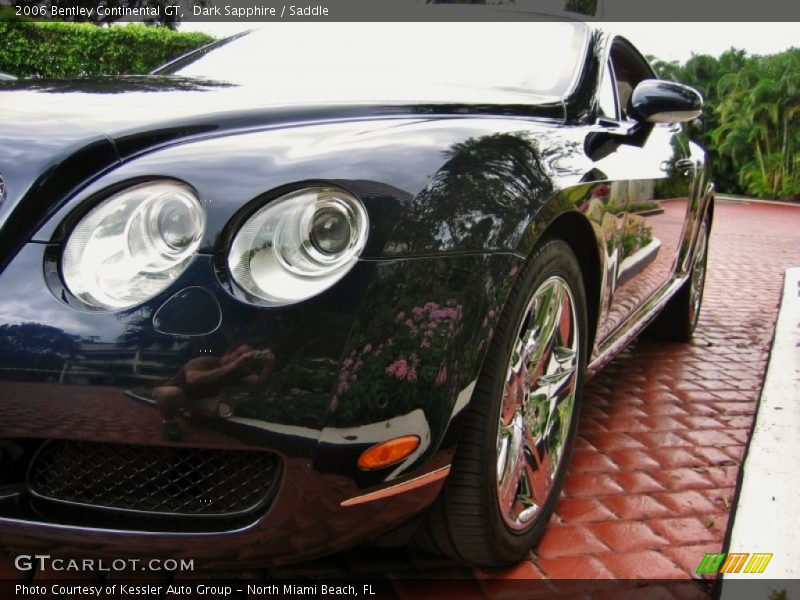 Dark Sapphire / Saddle 2006 Bentley Continental GT