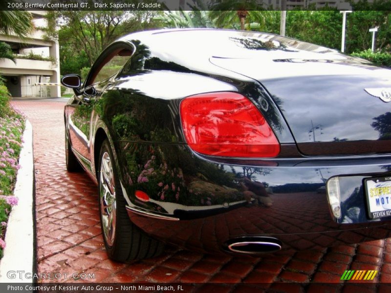 Dark Sapphire / Saddle 2006 Bentley Continental GT