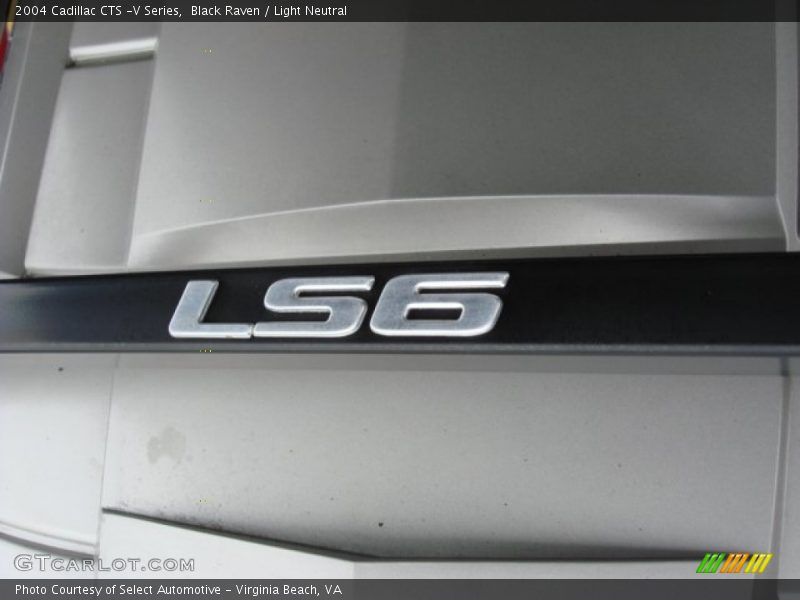 Black Raven / Light Neutral 2004 Cadillac CTS -V Series