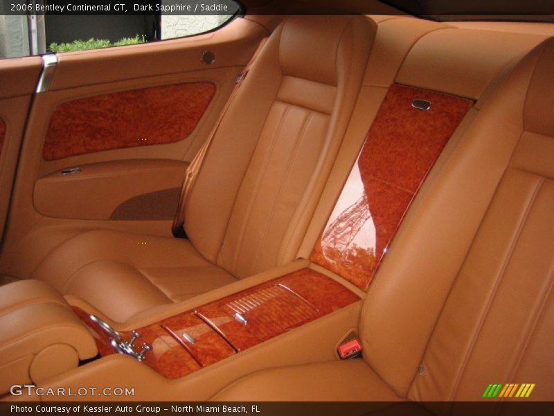 Rear Seat of 2006 Continental GT 