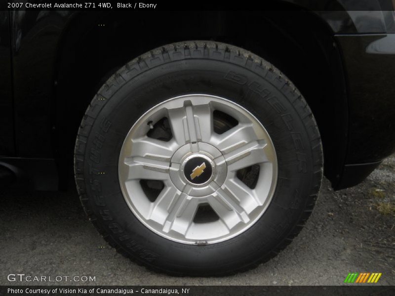 Black / Ebony 2007 Chevrolet Avalanche Z71 4WD