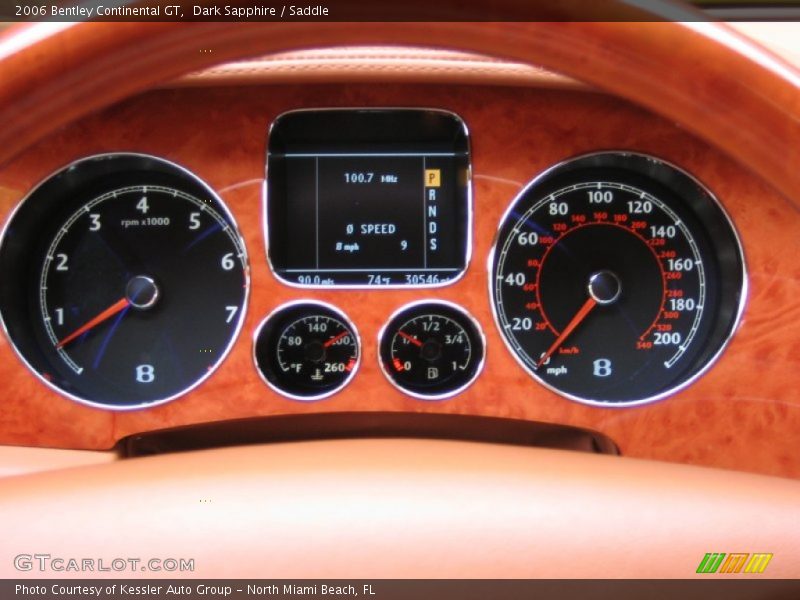  2006 Continental GT   Gauges