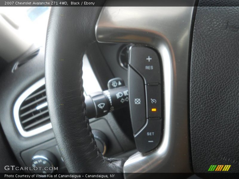 Black / Ebony 2007 Chevrolet Avalanche Z71 4WD