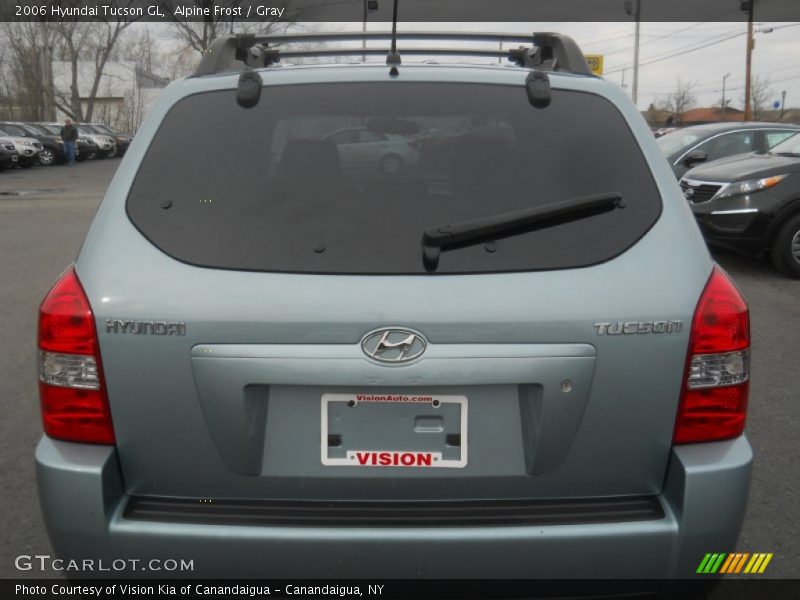 Alpine Frost / Gray 2006 Hyundai Tucson GL