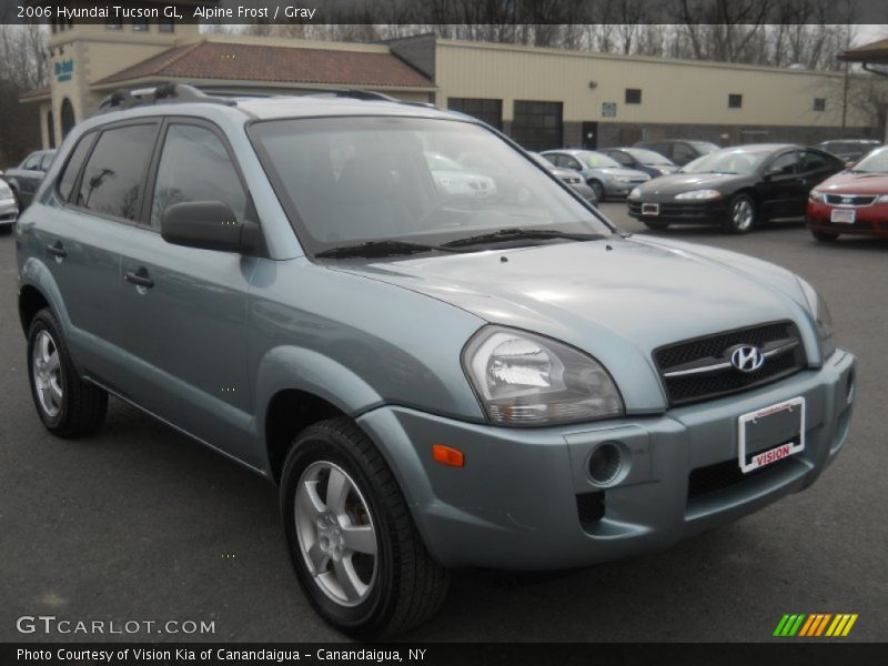 Alpine Frost / Gray 2006 Hyundai Tucson GL