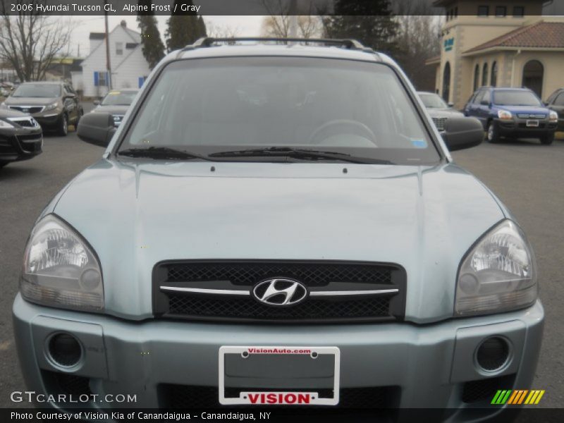 Alpine Frost / Gray 2006 Hyundai Tucson GL