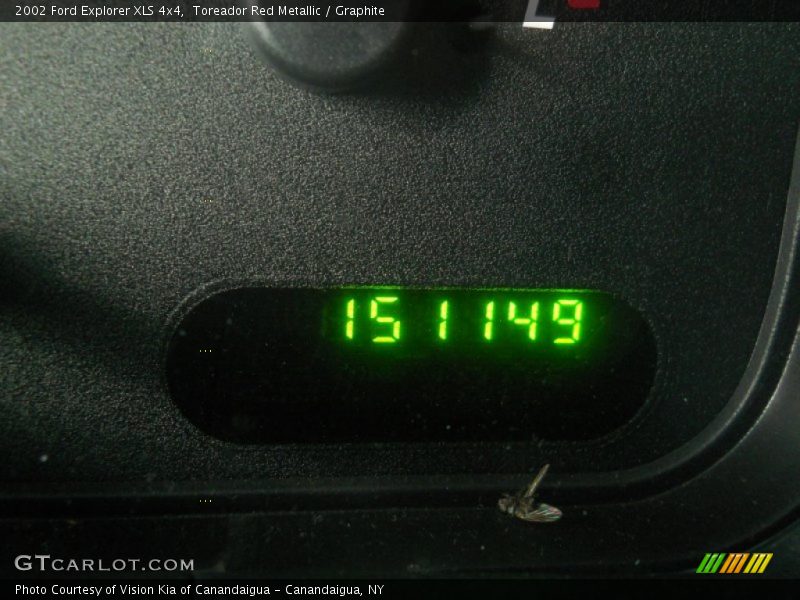 Toreador Red Metallic / Graphite 2002 Ford Explorer XLS 4x4