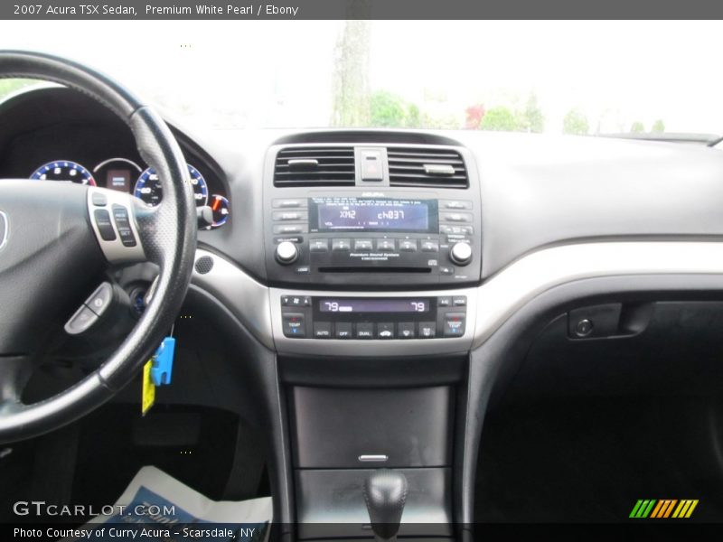 Premium White Pearl / Ebony 2007 Acura TSX Sedan