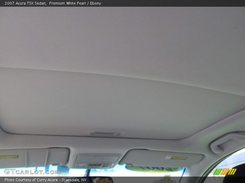 Premium White Pearl / Ebony 2007 Acura TSX Sedan