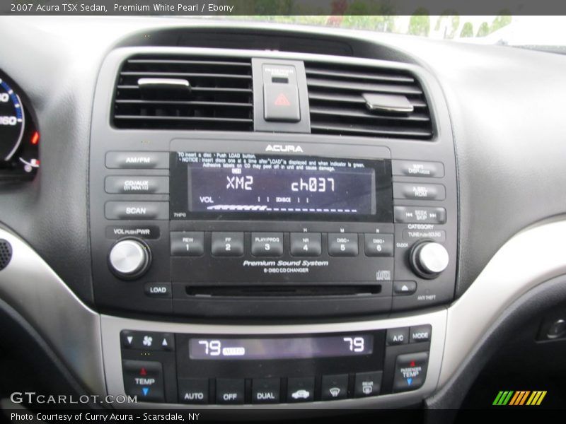 Premium White Pearl / Ebony 2007 Acura TSX Sedan