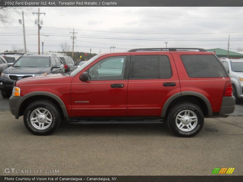 Toreador Red Metallic / Graphite 2002 Ford Explorer XLS 4x4