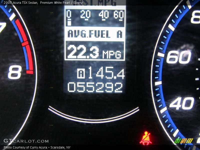 Premium White Pearl / Ebony 2007 Acura TSX Sedan