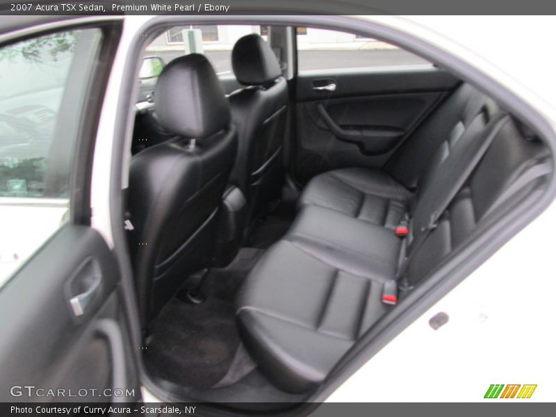 Premium White Pearl / Ebony 2007 Acura TSX Sedan