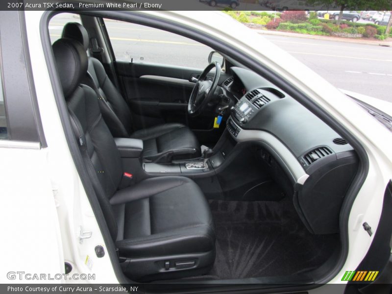 Premium White Pearl / Ebony 2007 Acura TSX Sedan