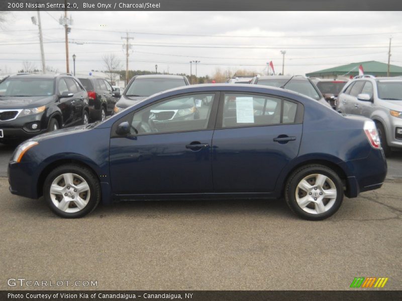Blue Onyx / Charcoal/Steel 2008 Nissan Sentra 2.0