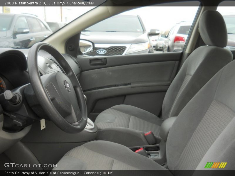 Blue Onyx / Charcoal/Steel 2008 Nissan Sentra 2.0