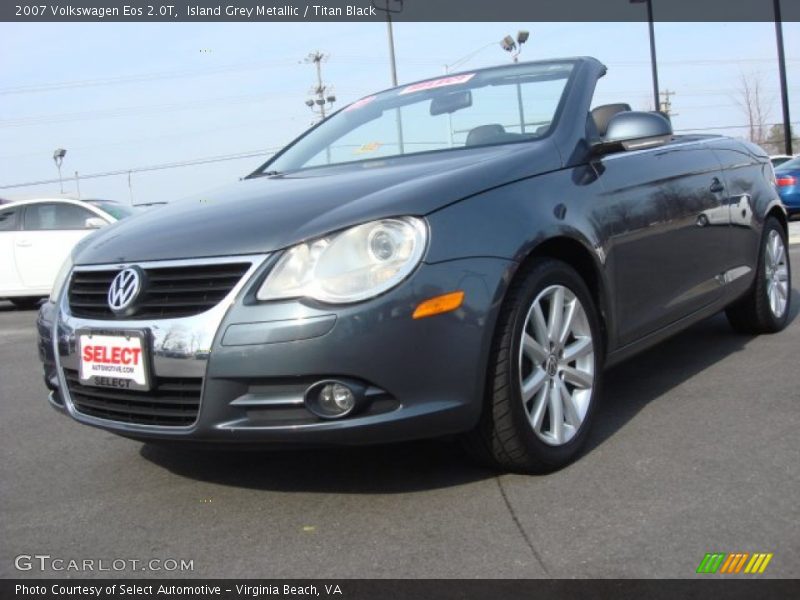 Island Grey Metallic / Titan Black 2007 Volkswagen Eos 2.0T