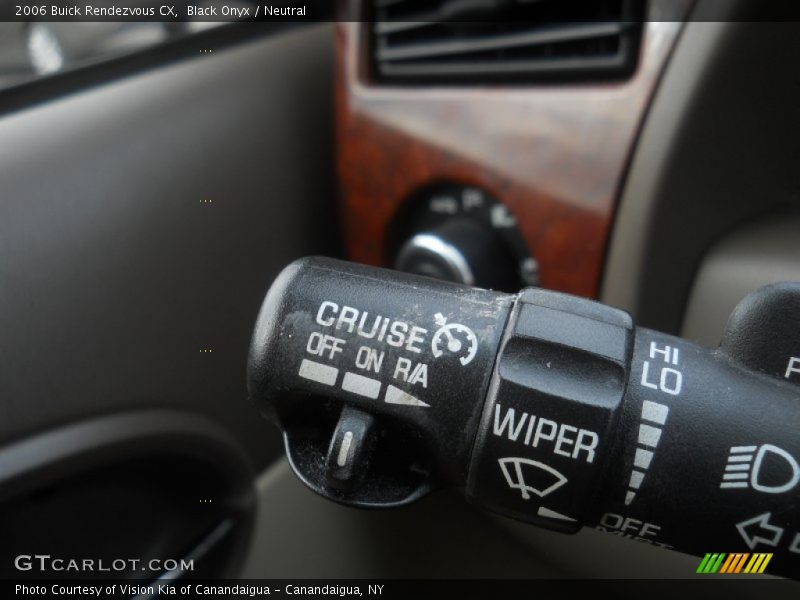 Black Onyx / Neutral 2006 Buick Rendezvous CX
