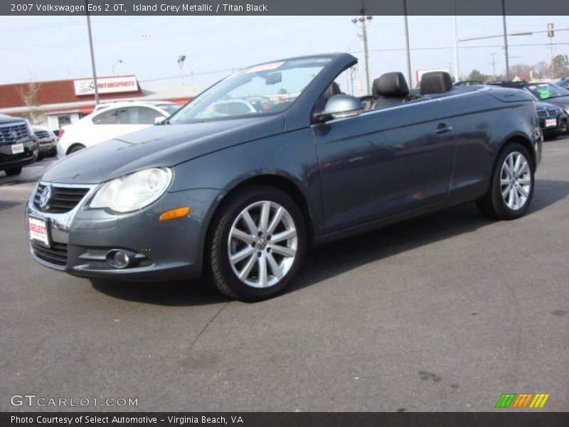 Island Grey Metallic / Titan Black 2007 Volkswagen Eos 2.0T