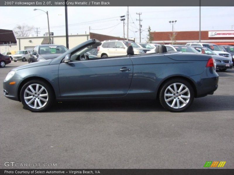 Island Grey Metallic / Titan Black 2007 Volkswagen Eos 2.0T