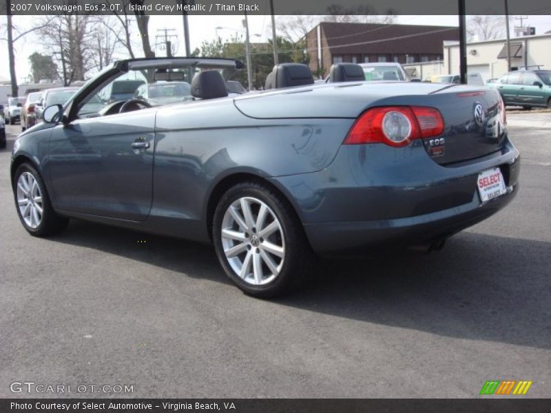 Island Grey Metallic / Titan Black 2007 Volkswagen Eos 2.0T