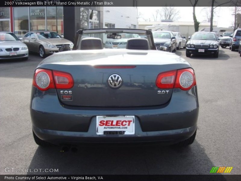 Island Grey Metallic / Titan Black 2007 Volkswagen Eos 2.0T